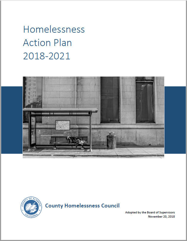 Cover of the Homelessness Action Plan 2018-2021