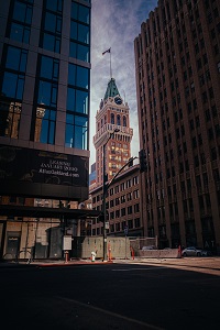 Tribune building in Oakland